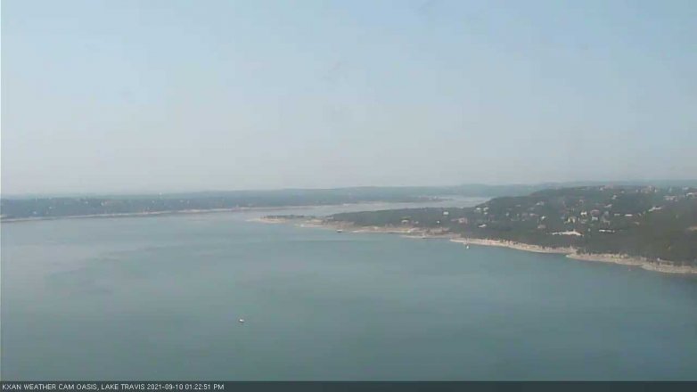 Lake Travis webcam, September 10, 2021 1:25 PM CT