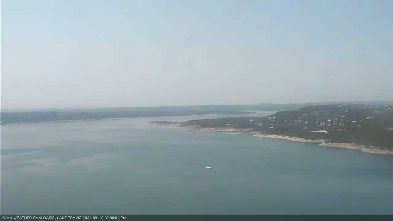 Lake Travis webcam, September 10, 2021 2:00 PM CT