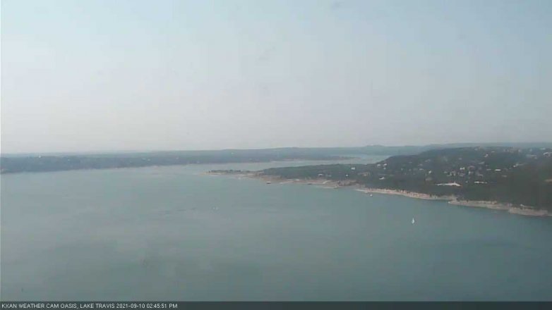 Lake Travis webcam, September 10, 2021 2:45 PM CT