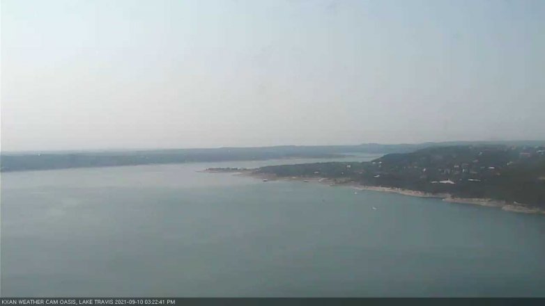 Lake Travis webcam, September 10, 2021 3:25 PM CT