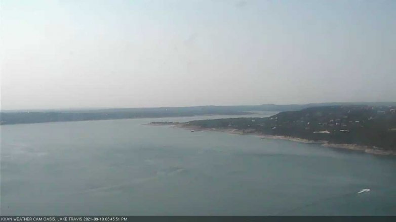 Lake Travis webcam, September 10, 2021 3:45 PM CT