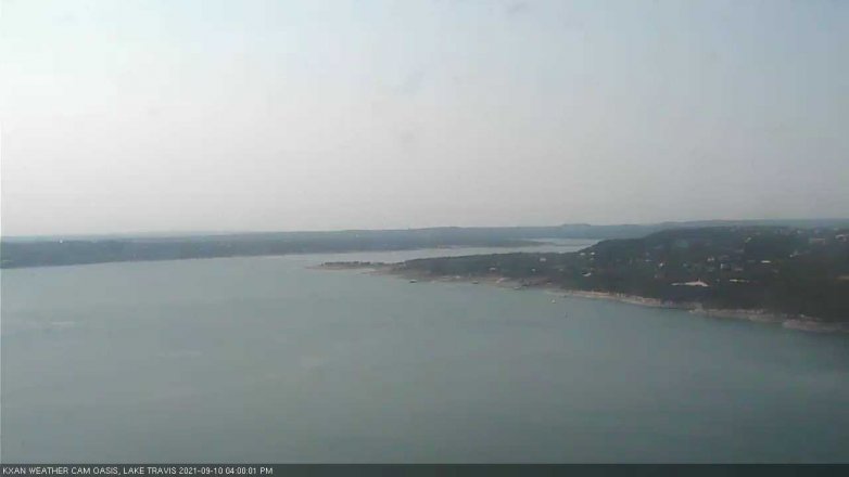 Lake Travis webcam, September 10, 2021 4:00 PM CT
