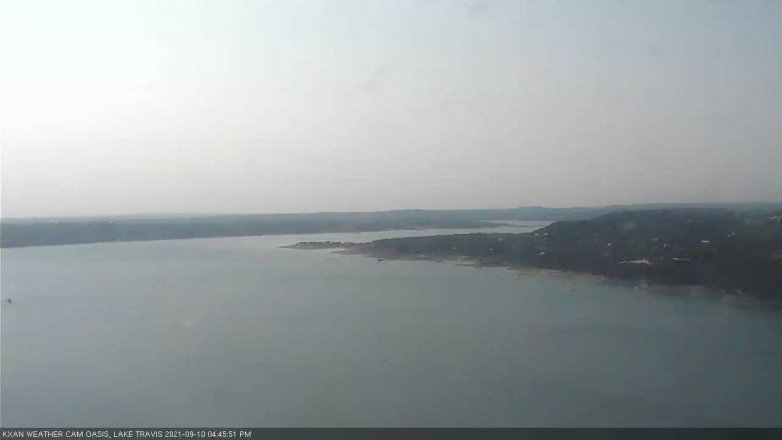 Lake Travis webcam, September 10, 2021 4:45 PM CT