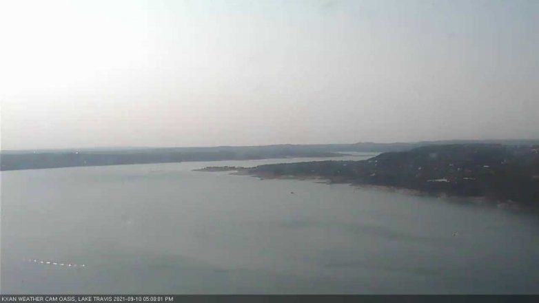 Lake Travis webcam, September 10, 2021 5:00 PM CT