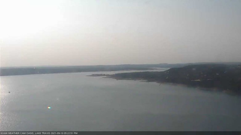 Lake Travis webcam, September 10, 2021 5:25 PM CT