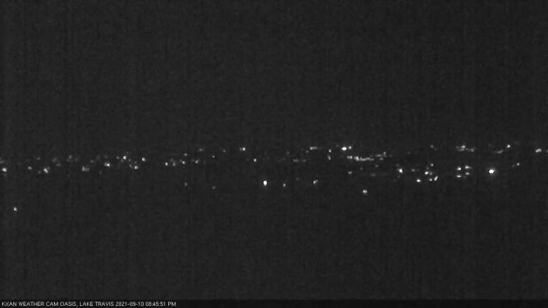 Lake Travis webcam, September 10, 2021 8:45 PM CT
