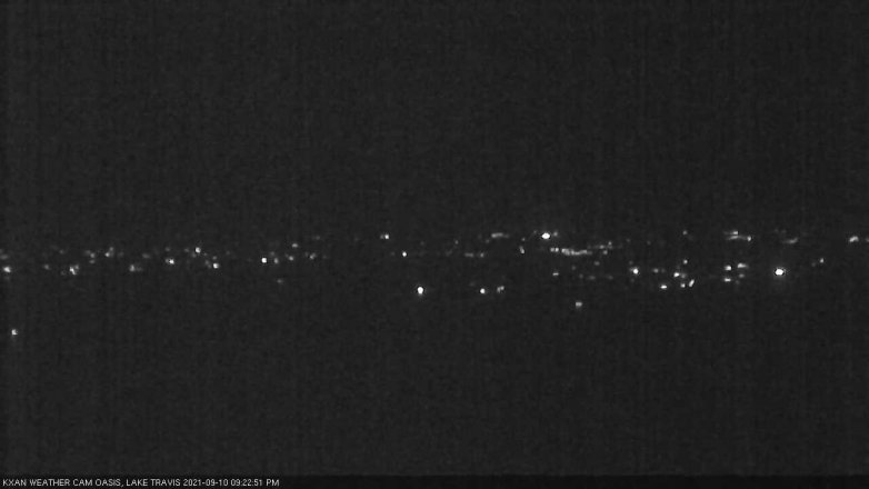 Lake Travis webcam, September 10, 2021 9:25 PM CT