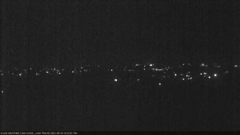 Lake Travis webcam, September 10, 2021 10:25 PM CT