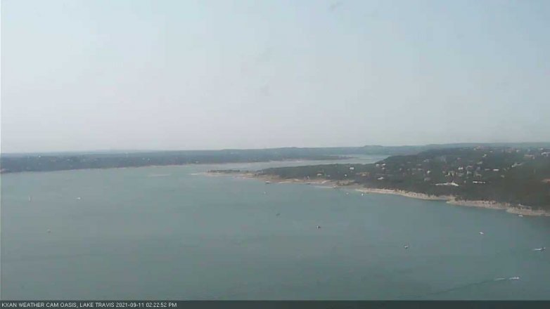 Lake Travis webcam, September 11, 2021 2:25 PM CT