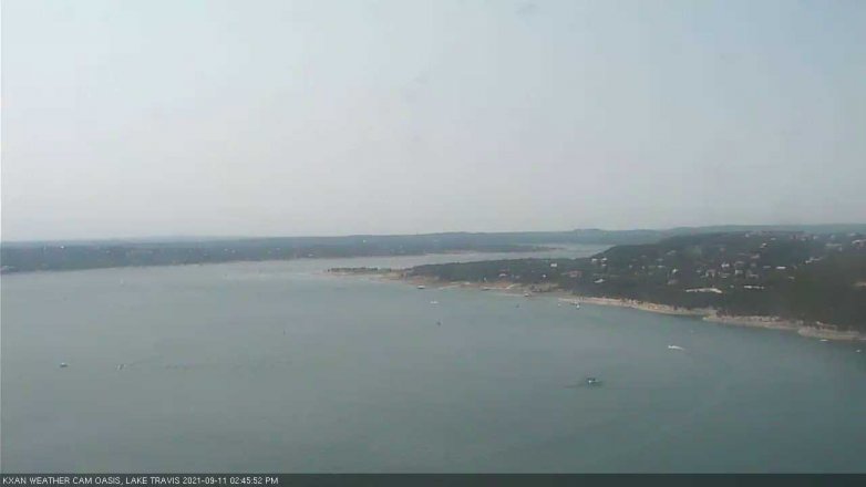 Lake Travis webcam, September 11, 2021 2:45 PM CT