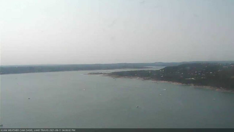 Lake Travis webcam, September 11, 2021 4:00 PM CT