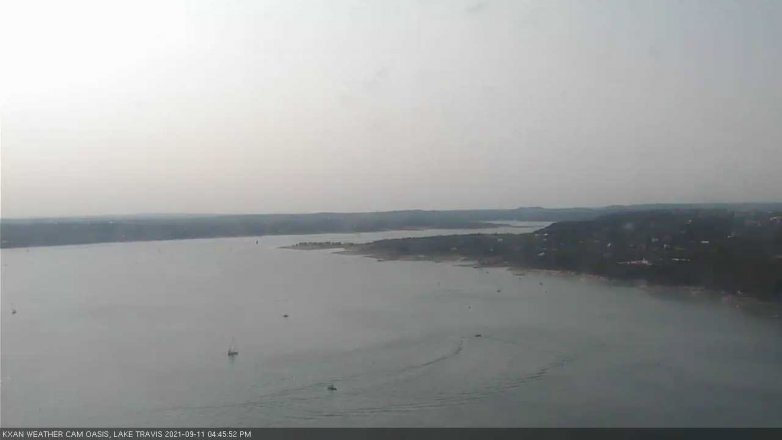 Lake Travis webcam, September 11, 2021 4:45 PM CT