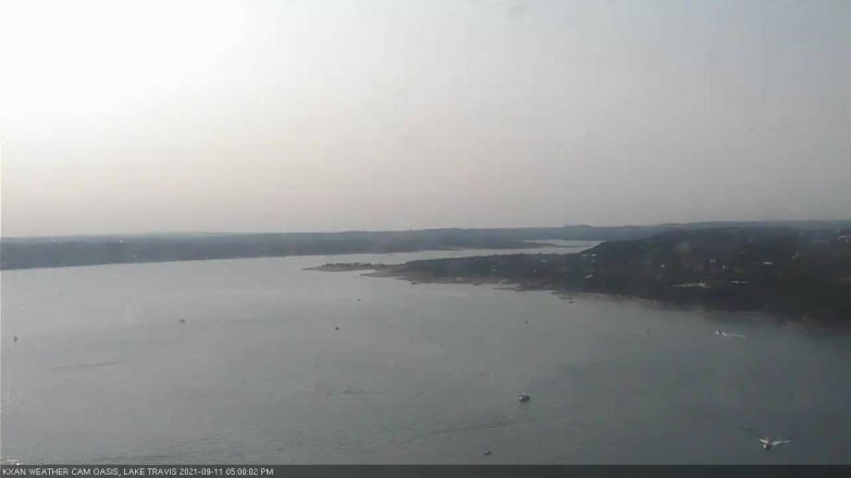 Lake Travis webcam, September 11, 2021 5:00 PM CT