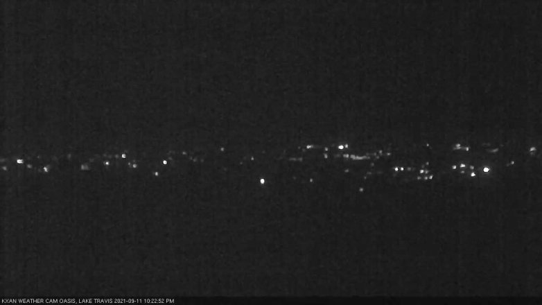 Lake Travis webcam, September 11, 2021 10:25 PM CT