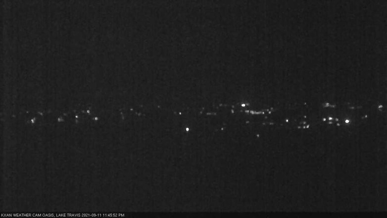 Lake Travis webcam, September 11, 2021 11:45 PM CT