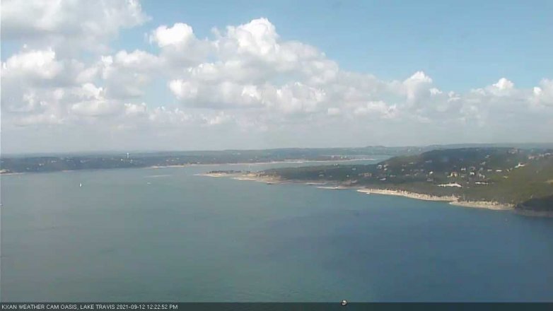 Lake Travis webcam, September 12, 2021 12:25 PM CT