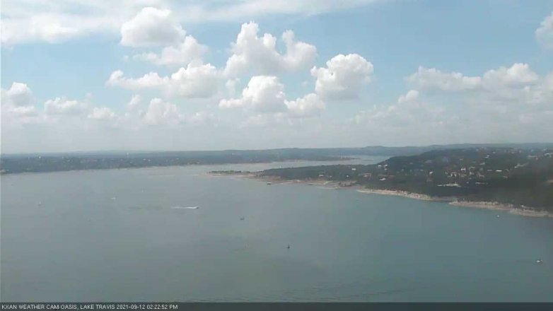 Lake Travis webcam, September 12, 2021 2:25 PM CT