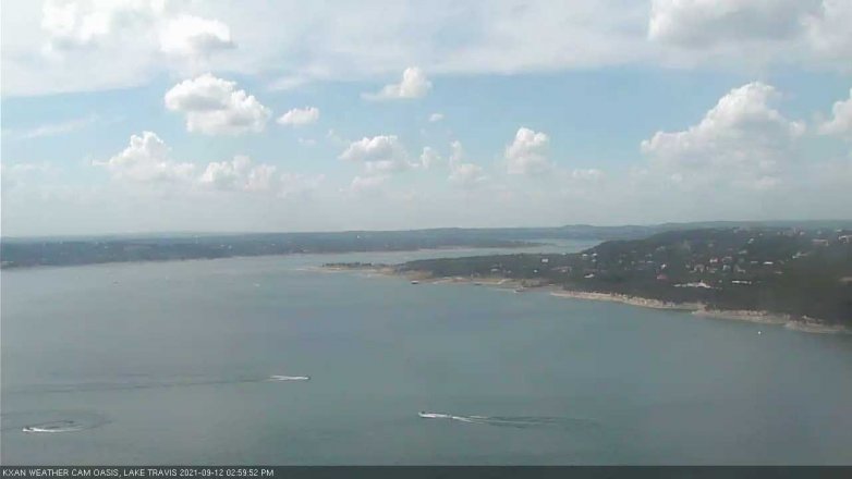 Lake Travis webcam, September 12, 2021 3:00 PM CT