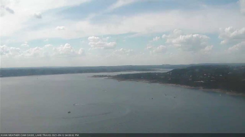 Lake Travis webcam, September 12, 2021 4:00 PM CT