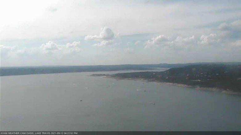 Lake Travis webcam, September 12, 2021 4:25 PM CT