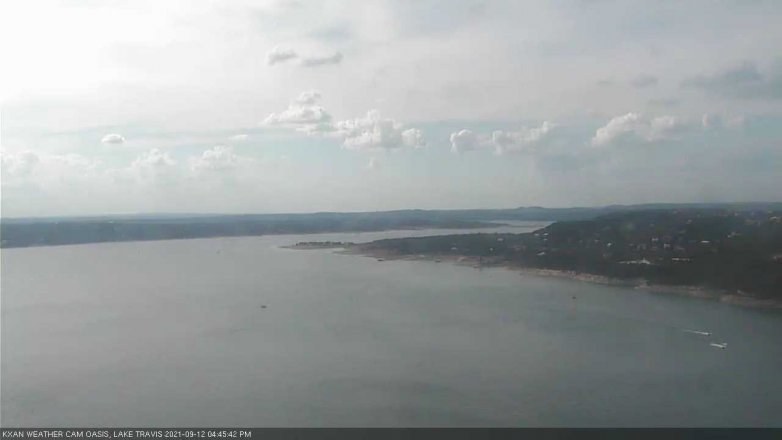 Lake Travis webcam, September 12, 2021 4:45 PM CT