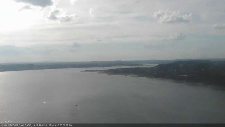 Lake Travis webcam, September 12, 2021 5:25 PM CT