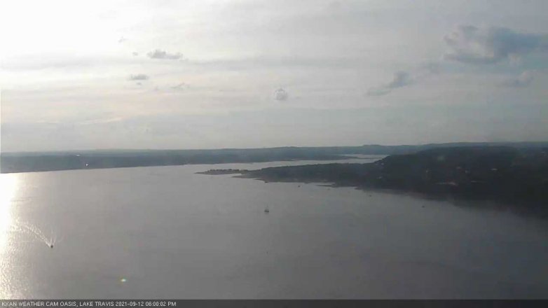 Lake Travis webcam, September 12, 2021 6:00 PM CT