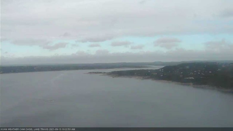 Lake Travis webcam, September 13, 2021 10:25 AM CT