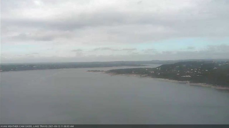 Lake Travis webcam, September 13, 2021 11:00 AM CT