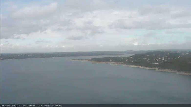 Lake Travis webcam, September 13, 2021 11:25 AM CT