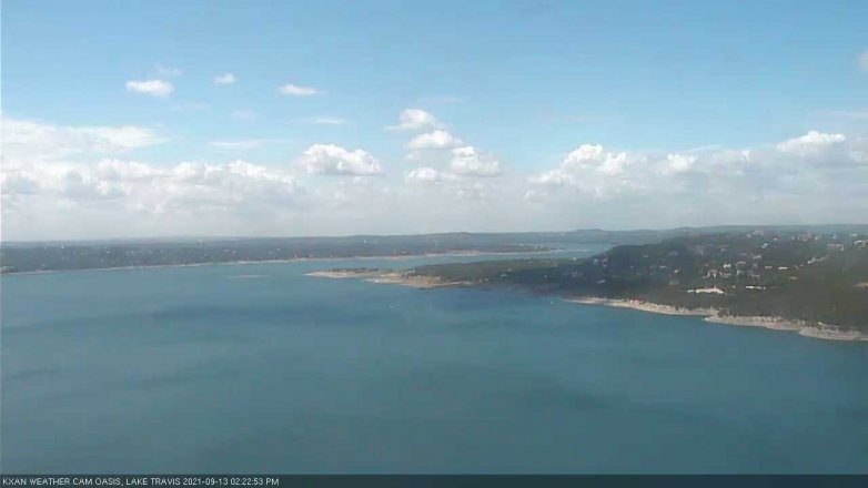 Lake Travis webcam, September 13, 2021 2:25 PM CT