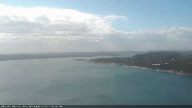 Lake Travis webcam, September 13, 2021 4:25 PM CT