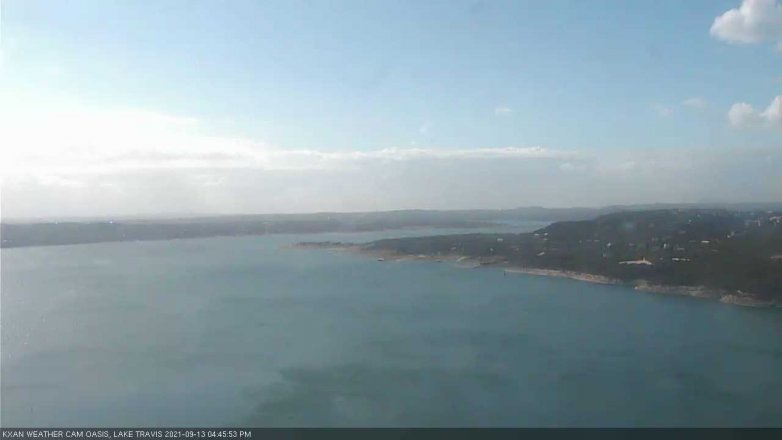 Lake Travis webcam, September 13, 2021 4:45 PM CT