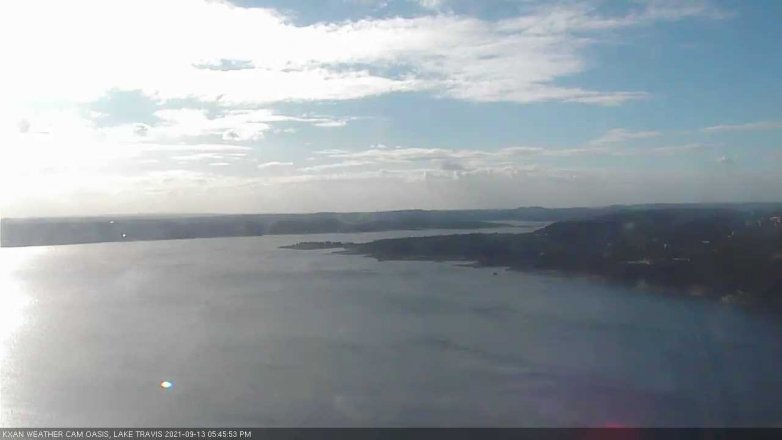 Lake Travis webcam, September 13, 2021 5:45 PM CT