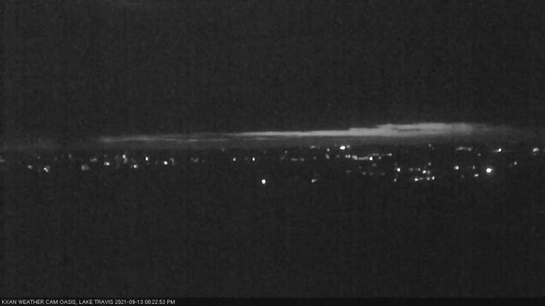 Lake Travis webcam, September 13, 2021 8:25 PM CT