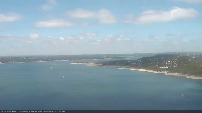Lake Travis webcam, September 14, 2021 12:25 PM CT