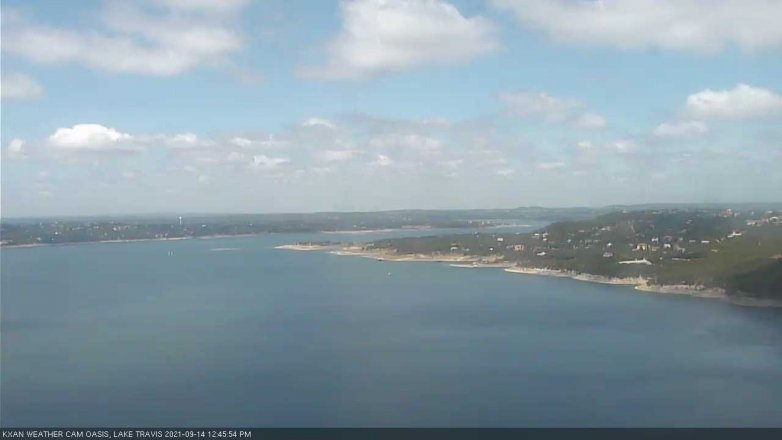 Lake Travis webcam, September 14, 2021 12:45 PM CT