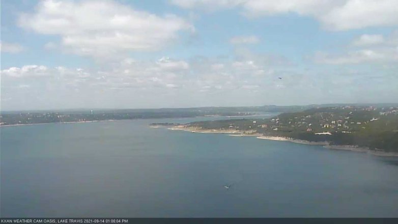 Lake Travis webcam, September 14, 2021 1:00 PM CT
