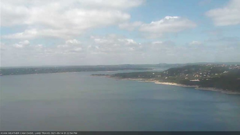 Lake Travis webcam, September 14, 2021 1:25 PM CT