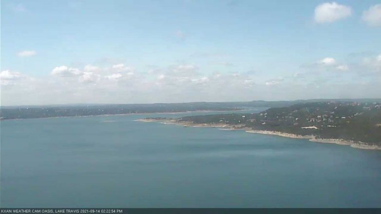 Lake Travis webcam, September 14, 2021 2:25 PM CT