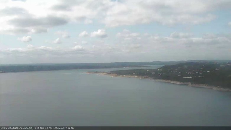 Lake Travis webcam, September 14, 2021 3:25 PM CT