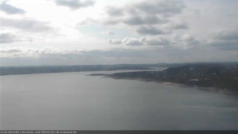 Lake Travis webcam, September 14, 2021 4:45 PM CT