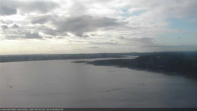 Lake Travis webcam, September 14, 2021 6:00 PM CT