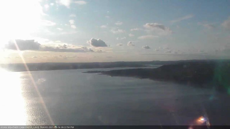 Lake Travis webcam, September 14, 2021 6:25 PM CT