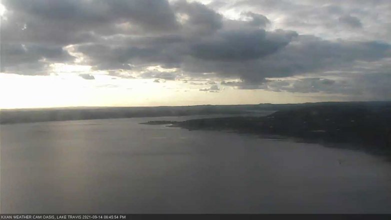 Lake Travis webcam, September 14, 2021 6:45 PM CT