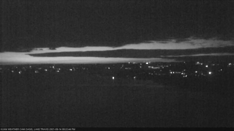 Lake Travis webcam, September 14, 2021 8:25 PM CT