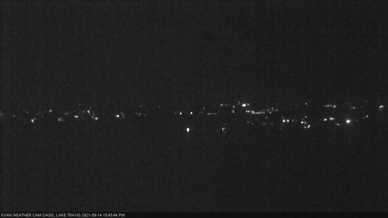 Lake Travis webcam, September 14, 2021 10:45 PM CT