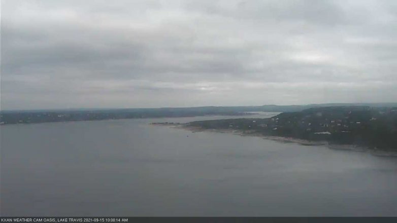 Lake Travis webcam, September 15, 2021 10:00 AM CT