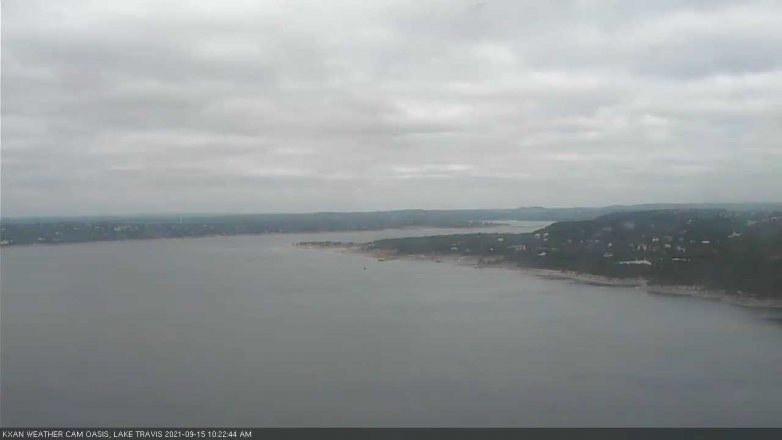 Lake Travis webcam, September 15, 2021 10:25 AM CT