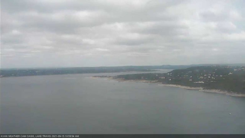 Lake Travis webcam, September 15, 2021 11:00 AM CT